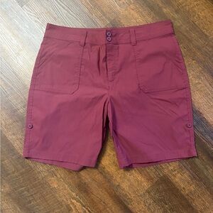 Eddie Bauer Women’s Rolled Hem Bermuda Shorts Size 16W EUC